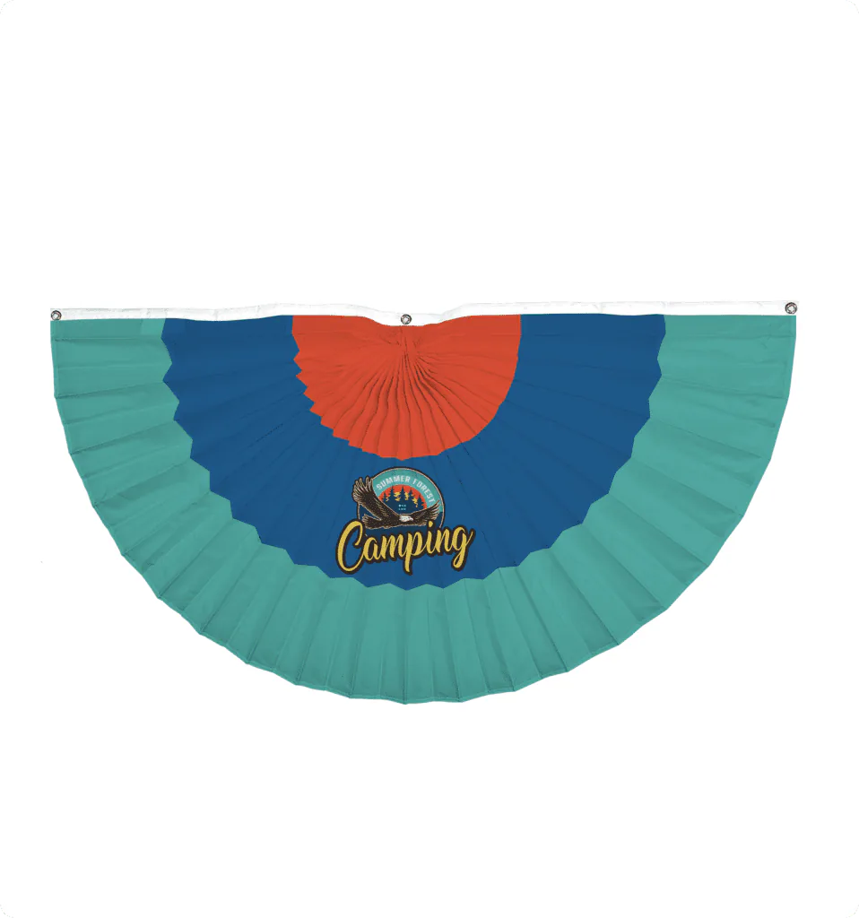 Representative image for USA Pleated Full Fan — 3′ × 6′